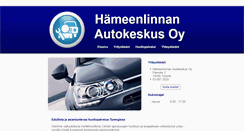 Desktop Screenshot of hml-autokeskus.fi