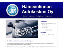 Tablet Screenshot of hml-autokeskus.fi